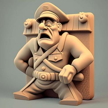 3D model Toy Commander game (STL)